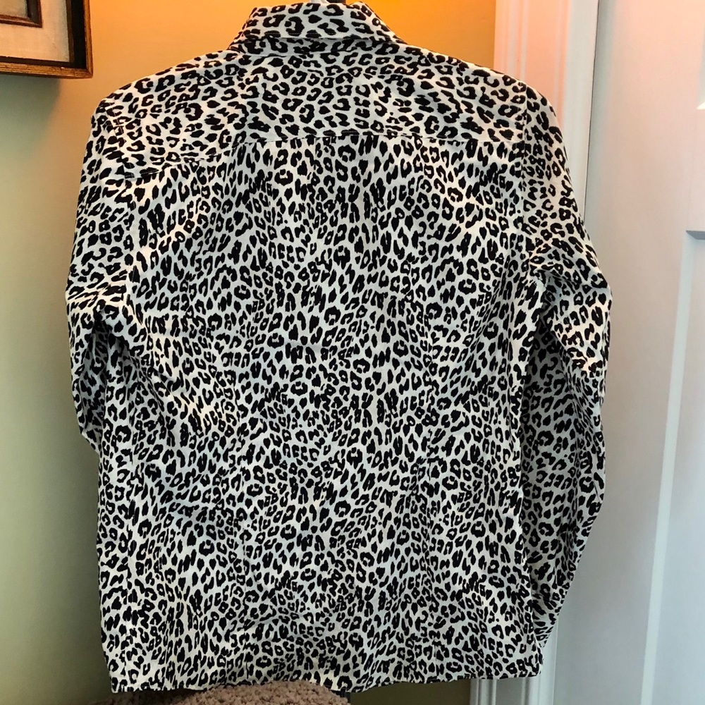 Leopard Button Down Shirt - Picture 4 of 5